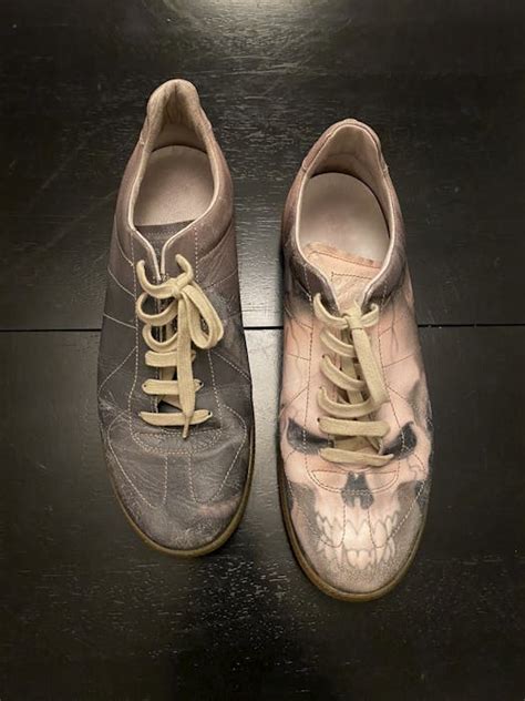 maison margiela skull gats.